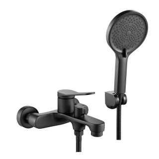 Смеситель для ванны с душем Shevanik S6202H черный